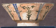 Bowl, Earthenware; underglaze painted
