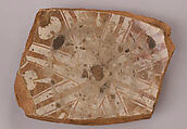 Luster Ware Fragment, Earthenware; glazed