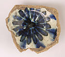 Fragment of a Bowl, Stonepaste; polychrome painted under transparent glaze