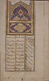 Kulliyat (Complete Works) of Sa'di, Sa&#39;di (Iranian, Shiraz ca. 1213–1291 Shiraz), Ink, watercolor, and gold on paper; binding; dark tan leather with blind-pressed decoration