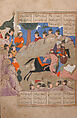 Shahnama (Book of Kings) of Firdausi, Shah Muhammad of Sabzavar, Ink, opaque watercolor, and gold on paper