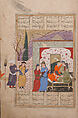 Shahnama (Book of Kings) of Firdausi, Shah Muhammad of Sabzavar, Ink, opaque watercolor, and gold on paper