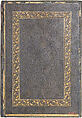 Anthology of Persian Poetry, Main support: Ink, opaque watercolor, silver, and gold on paper
Binding: Leather and gold