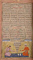 Shahnama (Book of Kings) of Firdausi, Abu&#39;l Qasim Firdausi (Iranian, Paj ca. 940/41–1020 Tus), Ink, opaque watercolor, silver, and gold on paper