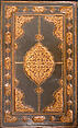 Front Cover Shahnama (Book of Kings) of Firdausi, Abu'l Qasim Firdausi (Iranian, Paj ca. 940/41–1020 Tus), Ink, opaque watercolor, silver, and gold on paper