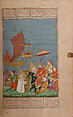 Khamsa (Quintet) of Amir Khusrau Dihlavi, Amir Khusrau Dihlavi (Indian, Patiyali, 1253–1325 Delhi), Ink, opaque watercolor, and gold on paper