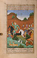Khamsa (Quintet) of Amir Khusrau Dihlavi, Amir Khusrau Dihlavi (Indian, Patiyali, 1253–1325 Delhi), Ink, opaque watercolor, and gold on paper