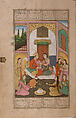 Khamsa (Quintet) of Amir Khusrau Dihlavi, Amir Khusrau Dihlavi (Indian, Patiyali, 1253–1325 Delhi), Ink, opaque watercolor, and gold on paper