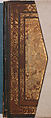 Overflap and Inside Cover of a Khamsa (Quintet) of Nizami of Ganja, Nizami (present-day Azerbaijan, Ganja 1141–1209 Ganja), Binding: leather; embossed, gold, and color Manuscript: ink, opaque watercolor, and gold on paper