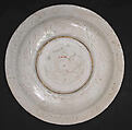 Dish, Stonepaste; painted and glazed