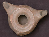 Lamp, Earthenware; molded