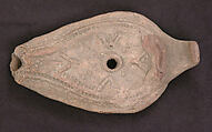 Lamp, Earthenware; molded
