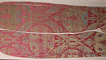 Textile Fragments, Silk, metal wrapped thread; lampas (kemha)