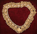 Necklace with Filigree and Beads, Gold