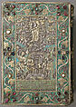 Armenian Gospel with Silver Cover, Manuscript: ink and tempera on parchment
Cover: gilded silver repoussé, with colored enamels, jewels, and imitation gems