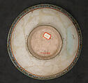 Bowl, Stonepaste; polychrome inglaze and overglaze painted and gilded (mina'i)