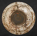 Dish, Stonepaste; underglaze painted