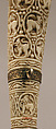 Oliphant, Ivory; carved, gilded silver and bronze mounts