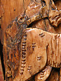 Fragment of an Oliphant, Ivory; carved