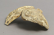 Tusk Fragment with Christ Enthroned, Ivory; carved