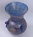 Mosque Lamp, Glass; enameled
