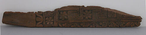 Fragment of a Panel, Wood; carved