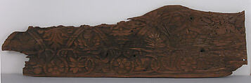 Panel, Wood; carved