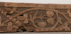 Panel, Wood; carved