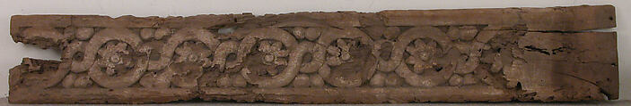 Panel, Wood; carved