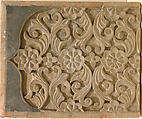 Panel, Stone; carved