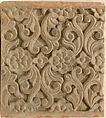 Panel, Stone; carved