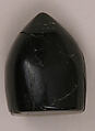 Chess Piece, probably a Pawn, Jet stone
