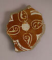 Ceramic Fragment, Stonepaste; painted under transparent glaze