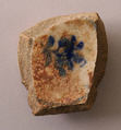 Fragment, Stonepaste; painted under transparent glaze