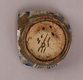 Ceramic Fragment, Stonepaste; painted under transparent glaze