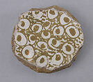 Ceramic Fragment, Stonepaste; painted under transparent glaze