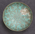 Bowl, Stonepaste; overglaze painted, so-called 
