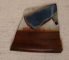 Glass Fragment, Glass; stained and luster-painted