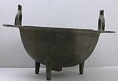 Cauldron, Brass; cast and incised