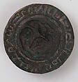 Stamp, Bronze; cast and incised