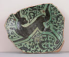 Fragment of a Bowl, Composite body; underglaze painted