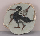 Fragment of a Bowl, Stonepaste; underglaze painted