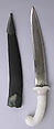 Dagger with Hilt of Leafy Plants, Hilt: Nephrite
Blade: Watered steel