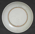 Plate, Porcelain; painted and glazed