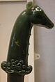 Dagger with Hilt in the Form of a Blue Bull (Nilgai), Hilt: Nephrite
Blade: Watered steel