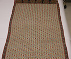 Shawl of Joined Fragments, Wool; twill weave and double interlocking twill tapestry weave