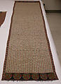 Shawl of Joined Fragments, Wool; twill weave and double interlocking twill tapestry weave