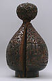 Finial, Possibly from a Cenotaph, Wood; turned and carved with traces of later paint and gilding