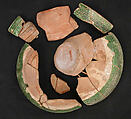 Fragmentary Bowl, Earthenware with white engobe
