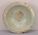 Bowl, Composite body; monochrome glaze